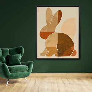 Basic Bunny - Luxury Wall Art