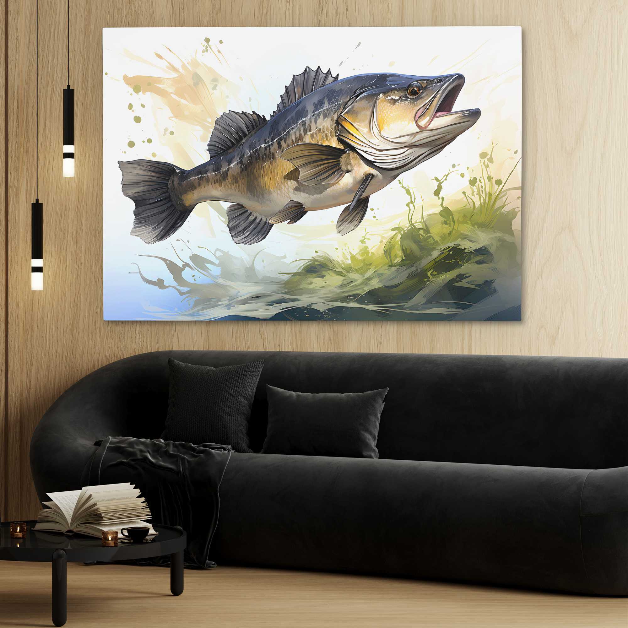 Bass Fishing - Luxury Wall Art