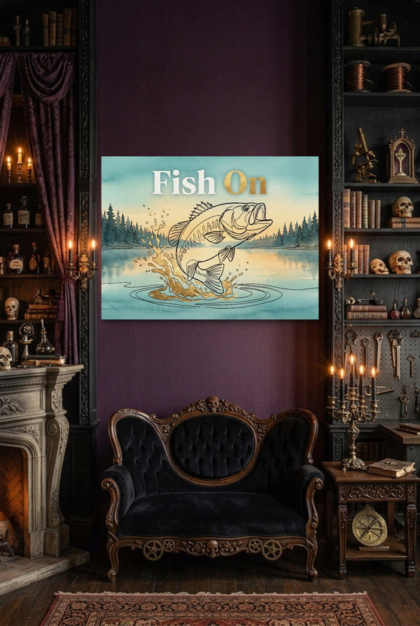 Bass Lake Leap in a room