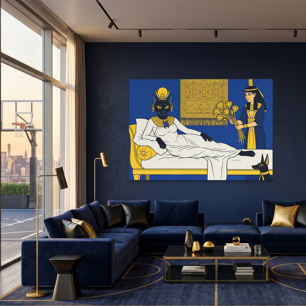 Bastet Royal Repose — Bastet Royal Repose Basketball Room Land 29