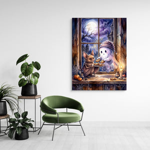 Bat's Cookie Offering — bat's cookie offering sq green chairs 1port flush print
