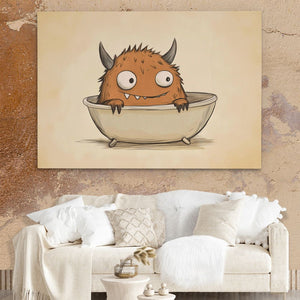 Bathtub Monster - Luxury Wall Art