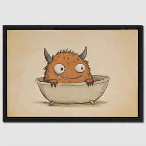 Bathtub Monster - Luxury Wall Art