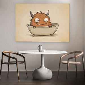 Bathtub Monster - Luxury Wall Art