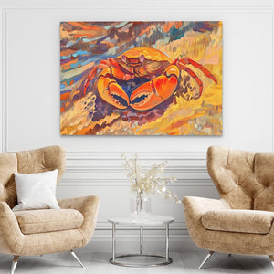 Battle - Ready Crab - Luxury Wall Art