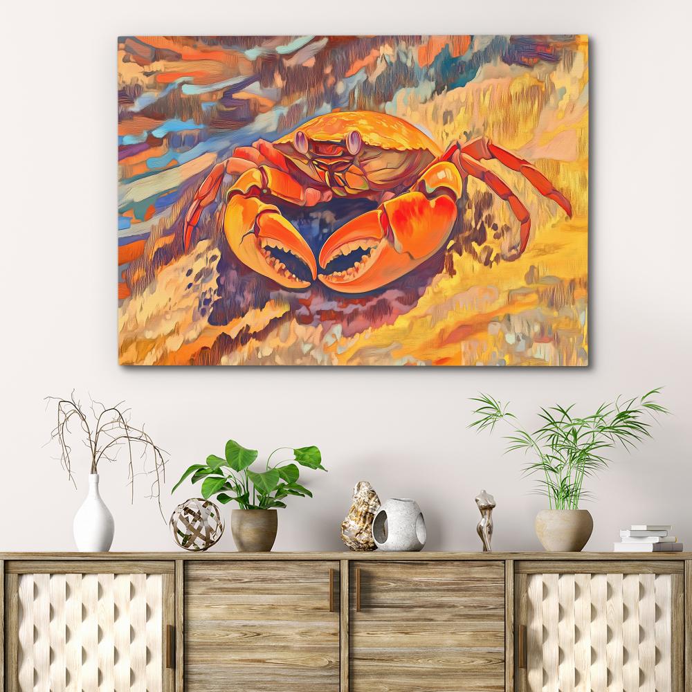 Battle - Ready Crab - Luxury Wall Art