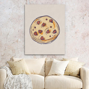 Chocolate Chip Cookie Fun Kitchen Art - Luxury Wall Art 