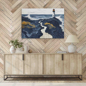 Beach Lighthouse - Luxury Wall Art