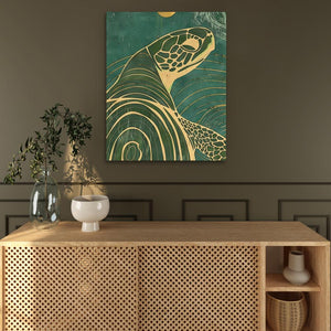 Beach Turtle - Luxury Wall Art