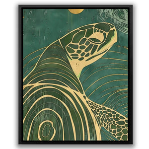 Beach Turtle - Luxury Wall Art