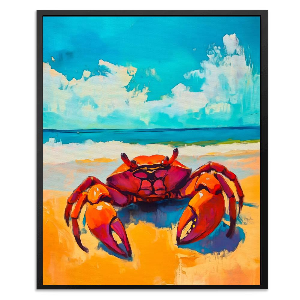 Beachside Red Crab - Luxury Wall Art