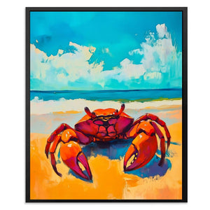 Beachside Red Crab - Luxury Wall Art