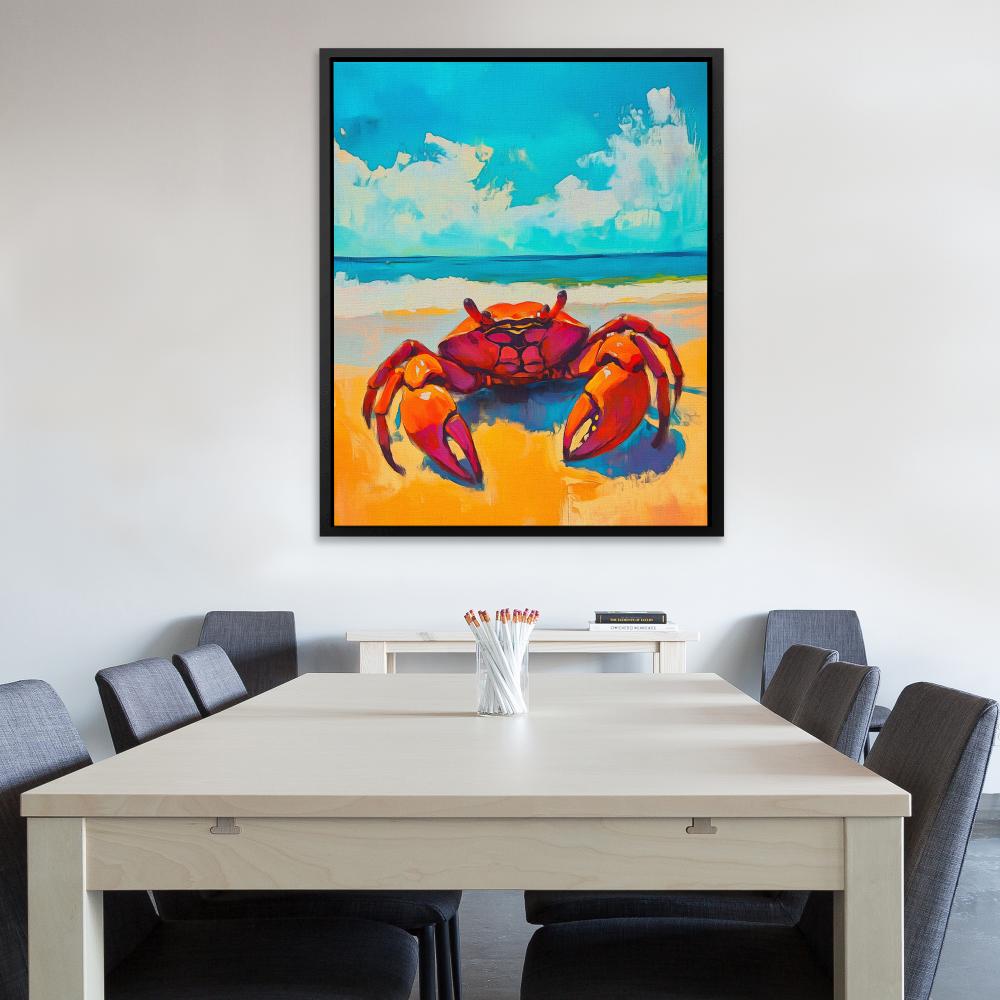 Beachside Red Crab - Luxury Wall Art