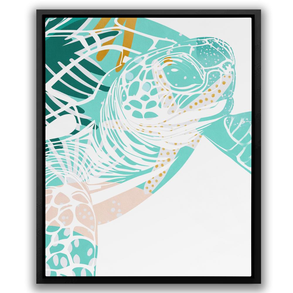 Beachside Turtle Print - Luxury Wall Art