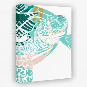 Beachside Turtle Print - Luxury Wall Art