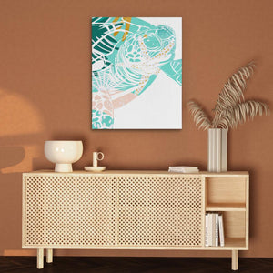 Beachside Turtle Print - Luxury Wall Art