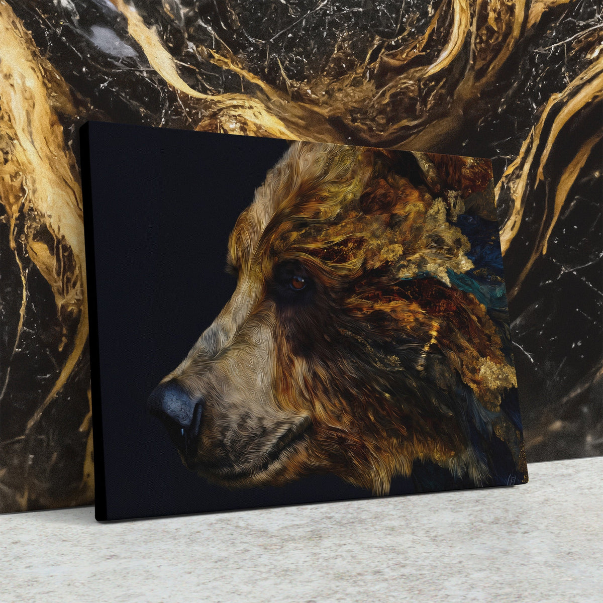 Bear Amber Bronze - Luxury Wall Art