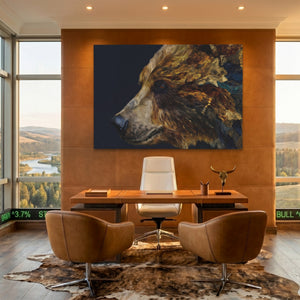 Bear Amber Bronze - Luxury Wall Art