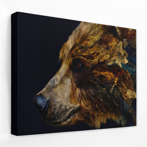 Bear Amber Bronze — Bear Amber Bronze Landscape   Side View   Mirror Wrap 156