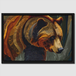 Bear Amber Expressionist — Bear Amber Expressionist Close Up Landscape 121