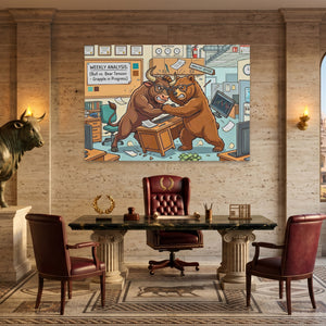 Bear Bull Office Grapple — Bear Bull Office Grapple Italian Bullish Land 72