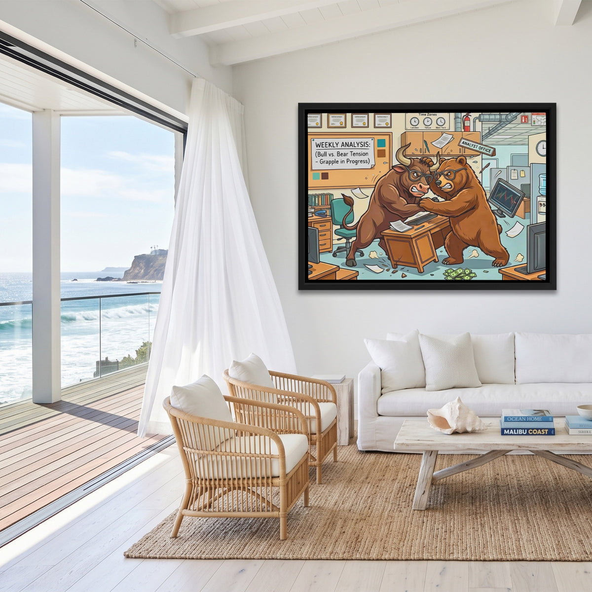 Bear Bull Office Grapple — Bear Bull Office Grapple Malibu Beach Land 23