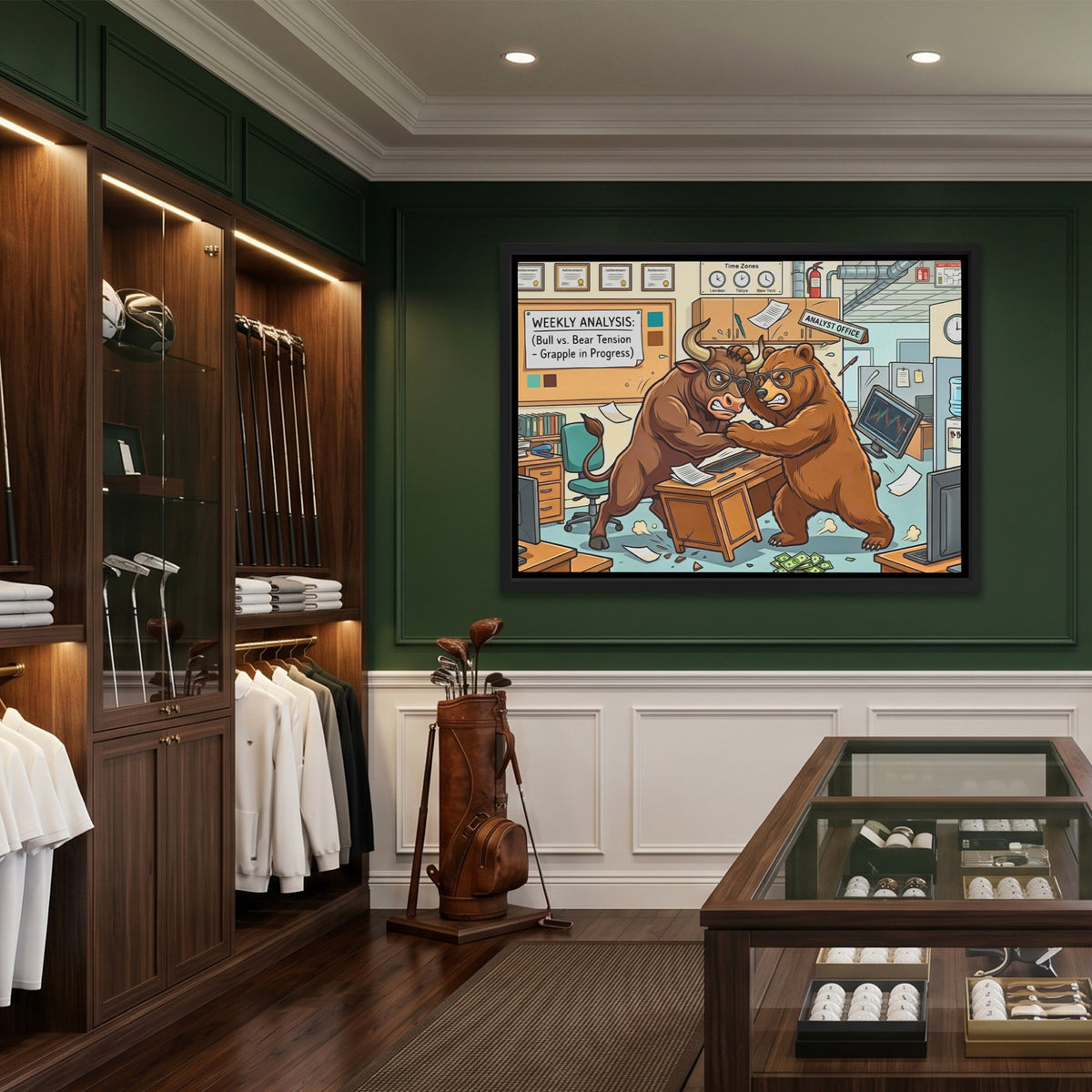 Bear Bull Office Grapple — Bear Bull Office Grapple Clubhouse Golf Land 51