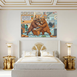Bear Bull Office Grapple — Bear Bull Office Grapple Egyptian Isis Room Land 58