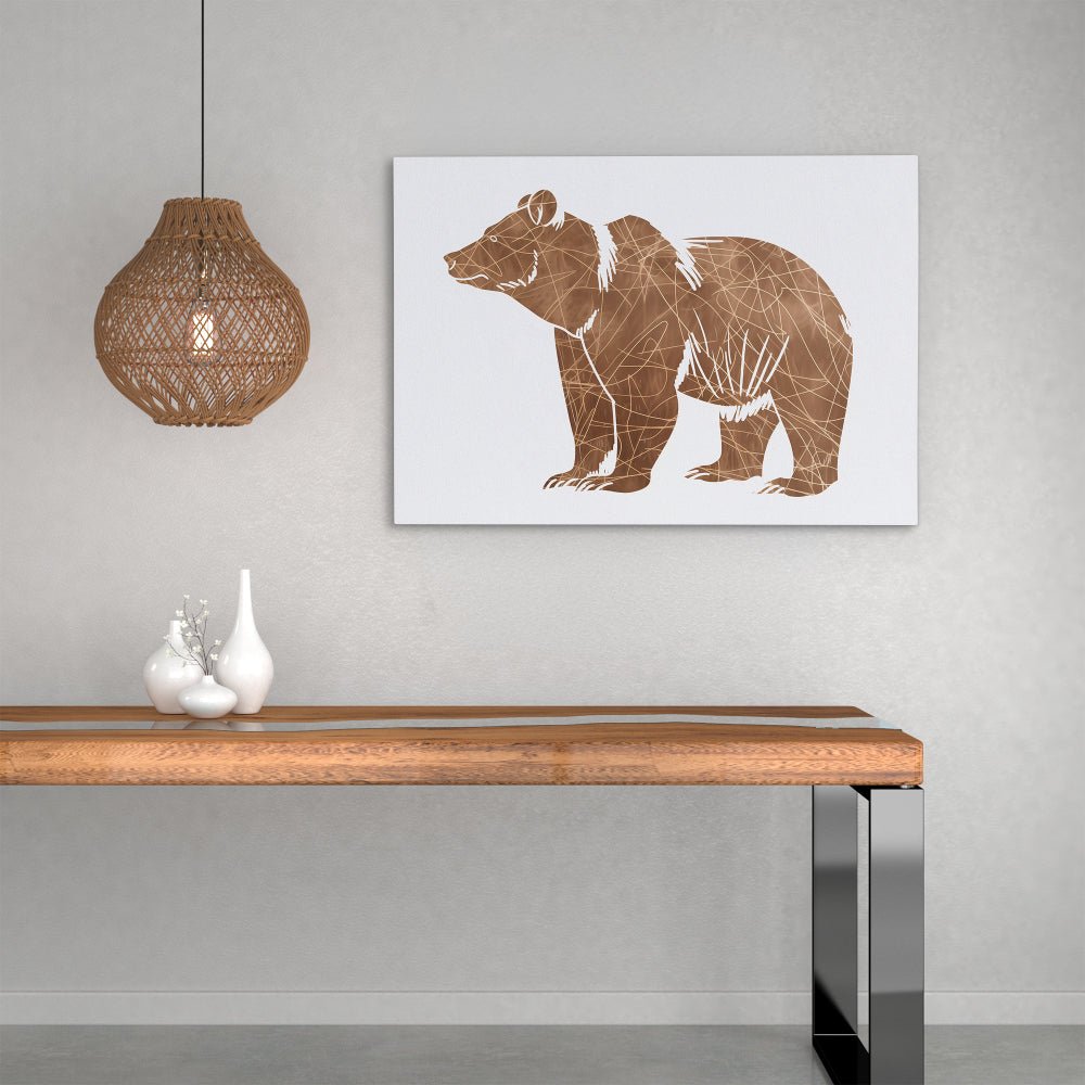 Bear Doodle - Luxury Wall Art