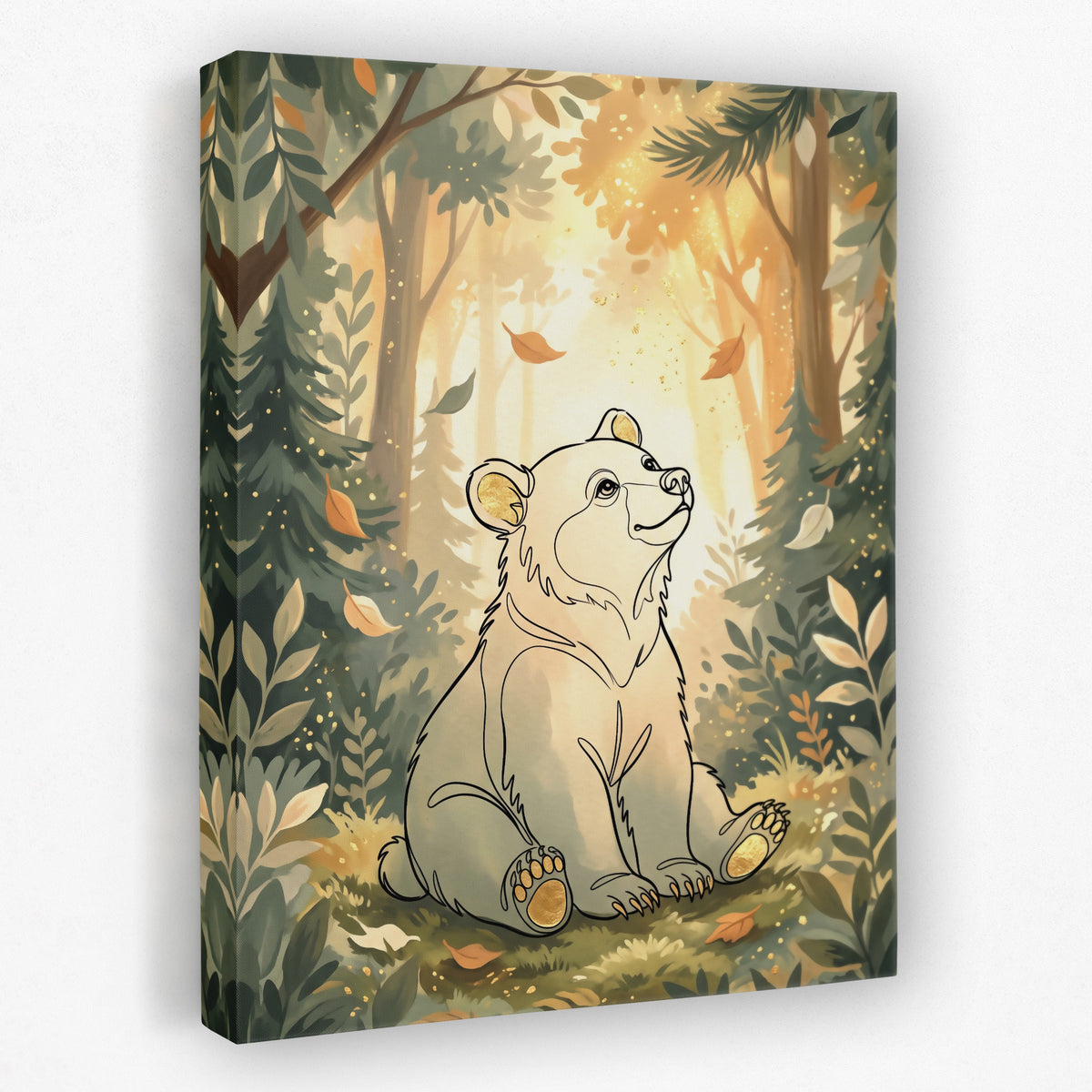 Bear Forest Light — bear forest light side view mirror wrap