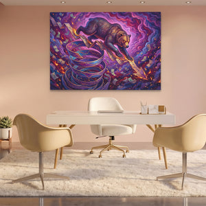 Bear Market Inferno — Bear Market Inferno Pink Office Land 129