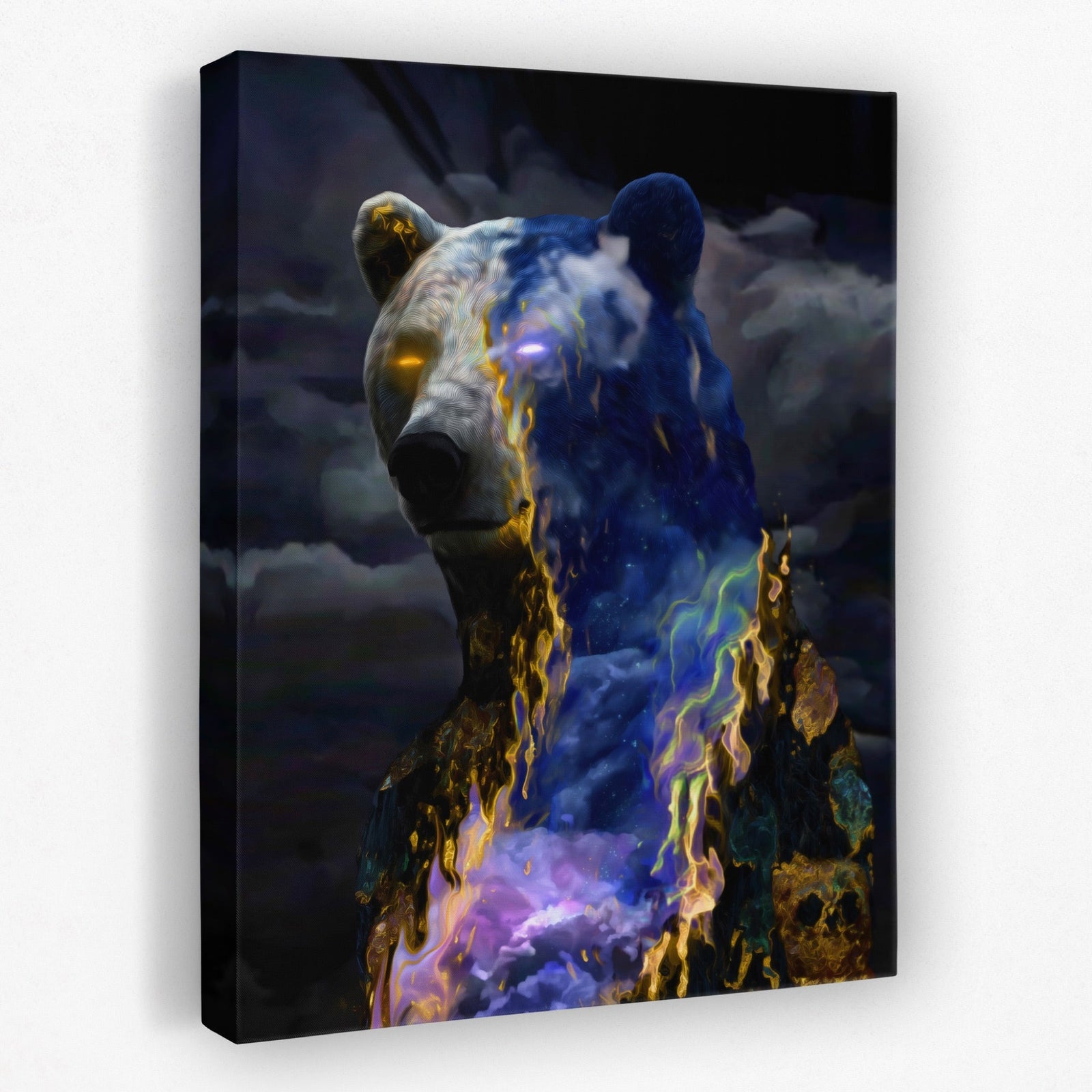 Bear Nebula Burst - Luxury Wall Art