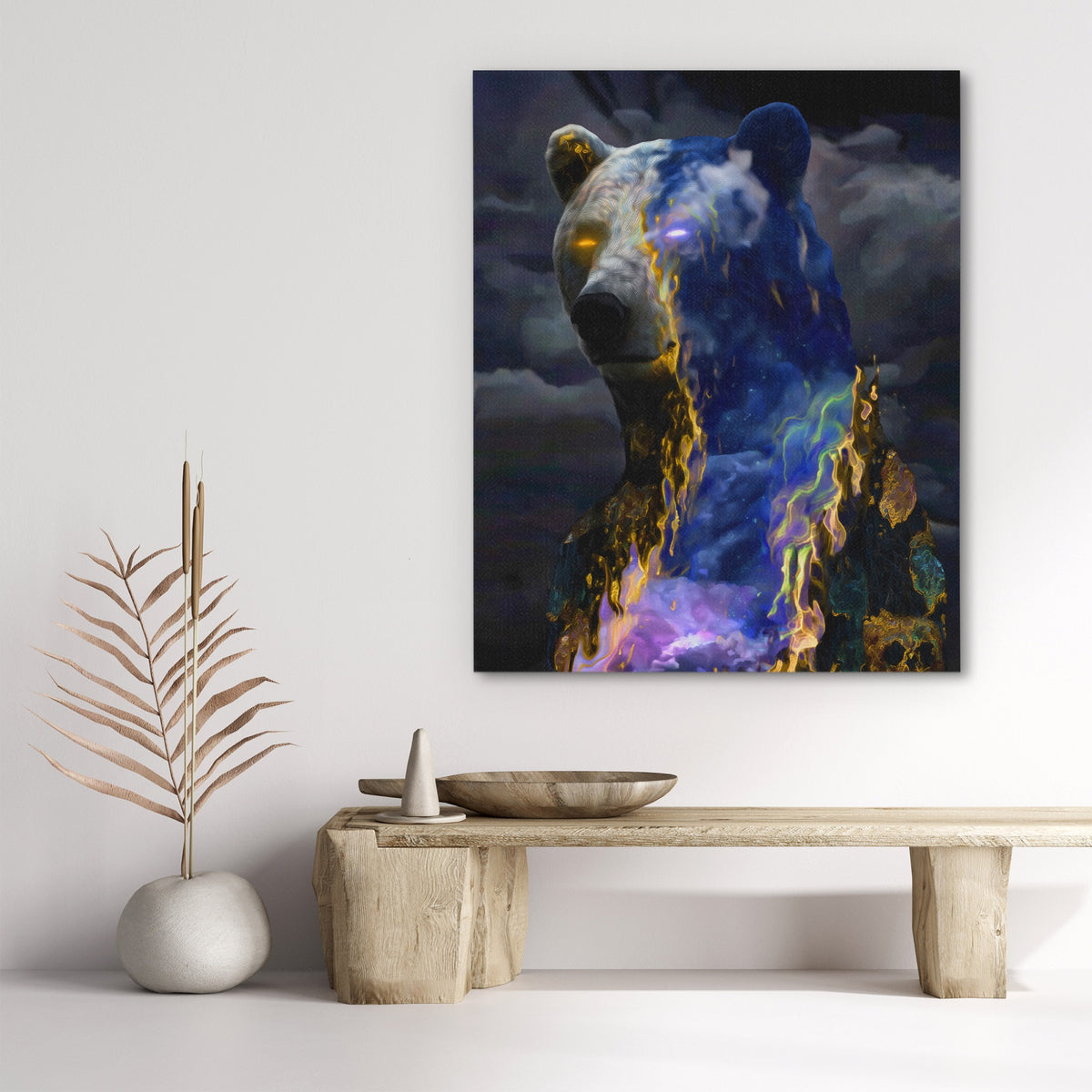 Bear Nebula Burst — Bear Nebula Burst bench rock 213