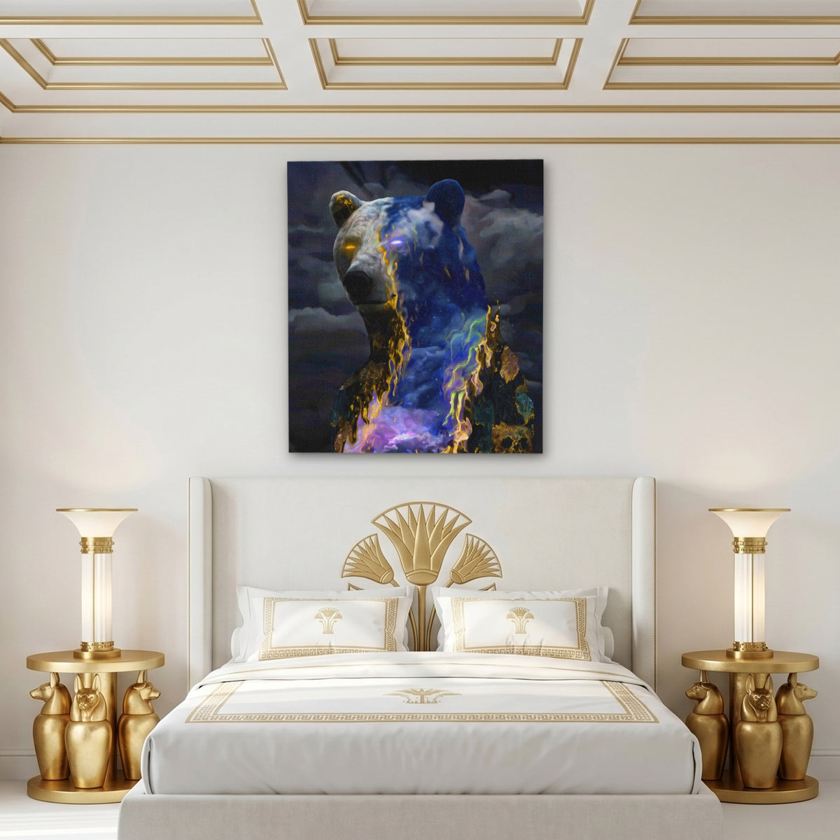 Bear Nebula Burst — Bear Nebula Burst Egyptian Isis Room Port 9