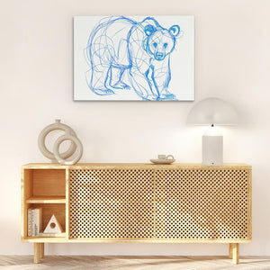 Bear Scribbles - Luxury Wall Art