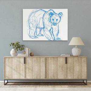 Bear Scribbles - Luxury Wall Art