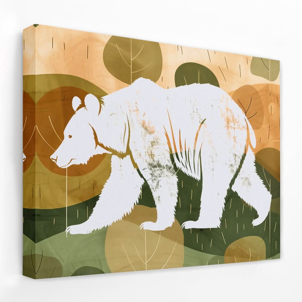Bear Spirit - Animals Canvas Wall Art
