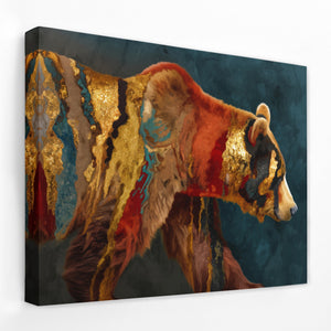 Bear Warm Mosaic - Luxury Wall Art