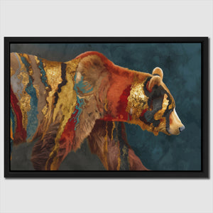 Bear Warm Mosaic - Luxury Wall Art