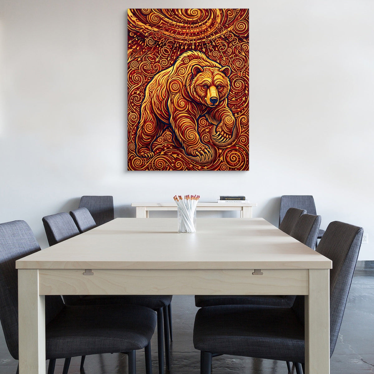 Bear Winding Path - Luxury Wall Art