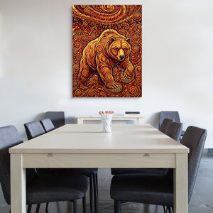 Bear Winding Path - Luxury Wall Art