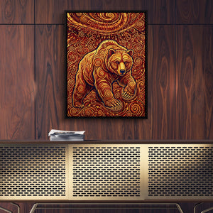 Bear Winding Path - Luxury Wall Art