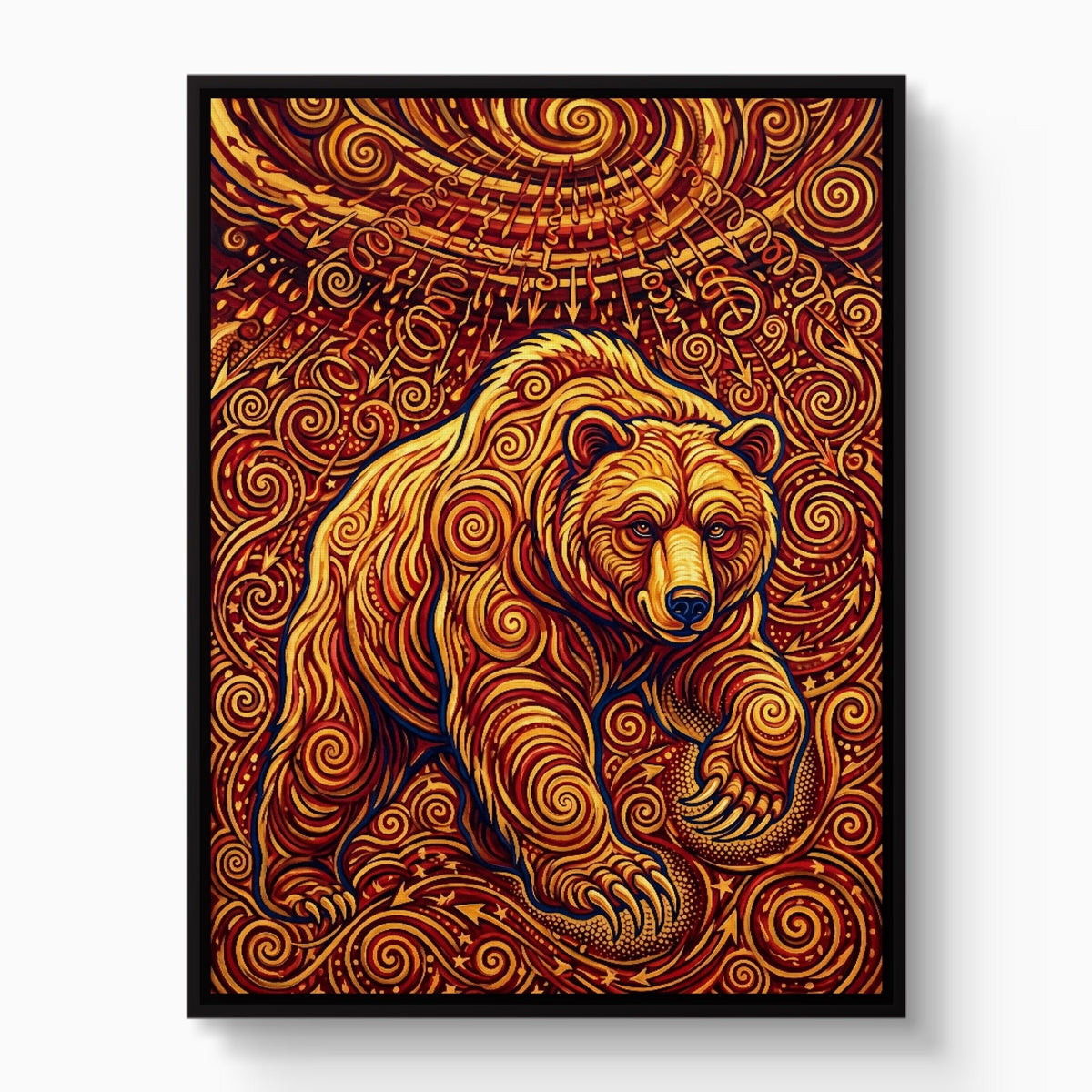 Bear Winding Path - Luxury Wall Art