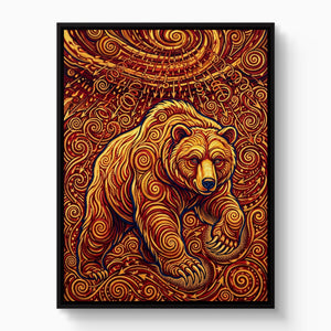 Bear Winding Path - Luxury Wall Art