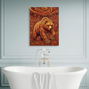 Bear Winding Path - Luxury Wall Art