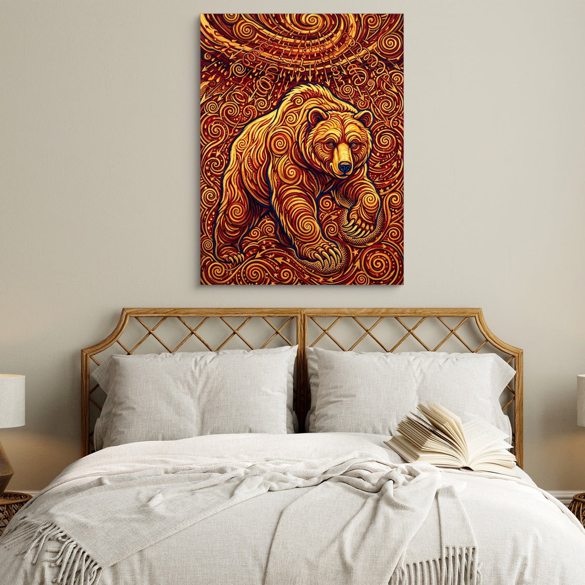 Bear Winding Path - Luxury Wall Art