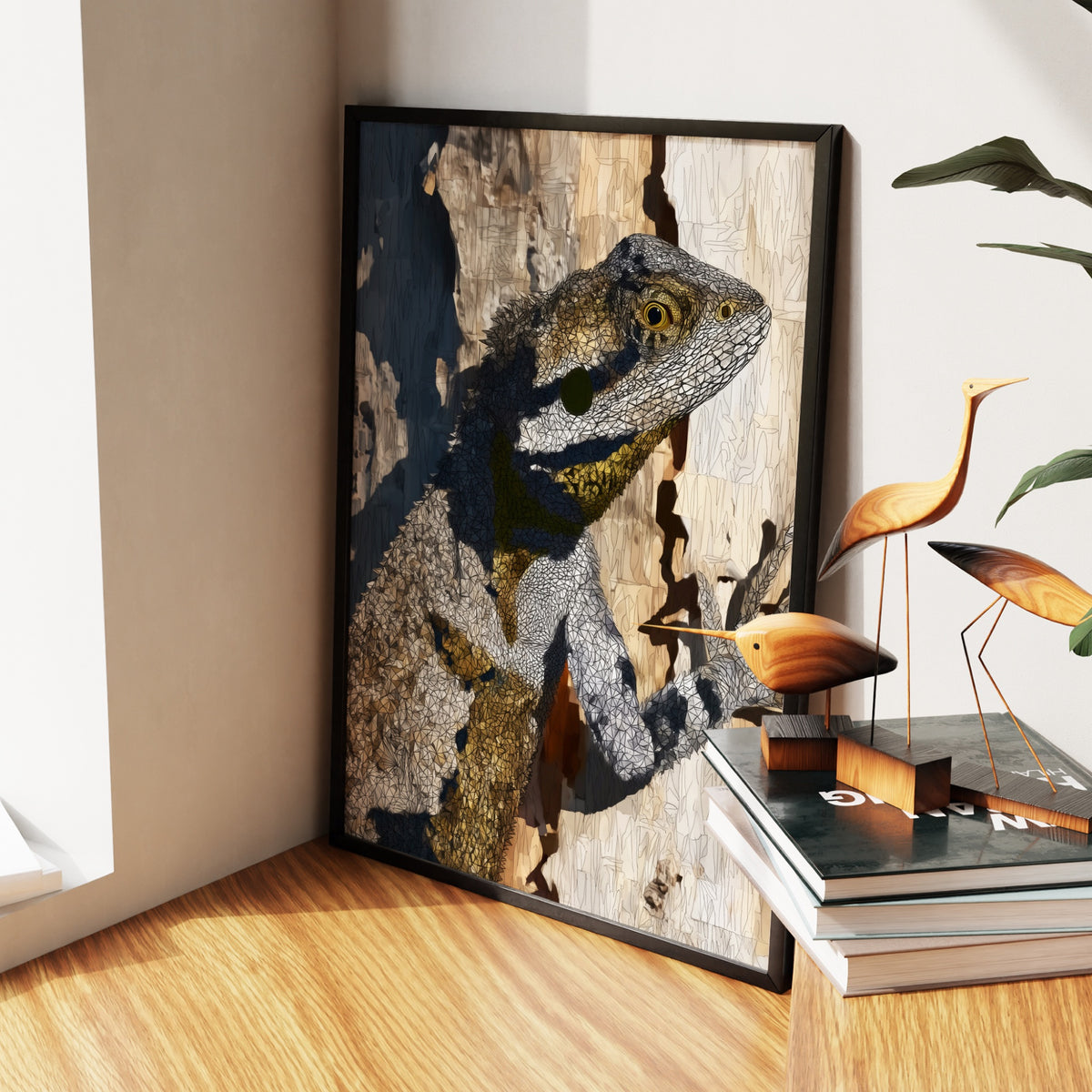 Bearded Dragon Camoflauging — Bearded Dragon Camoflauging New   Living Room Wall Apartment Zoom 147