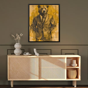 Bearish Broker - Luxury Wall Art