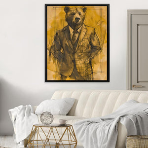 Bearish Broker - Luxury Wall Art