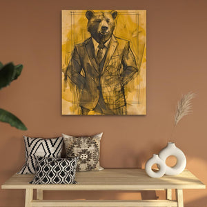 Bearish Broker - Luxury Wall Art